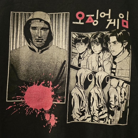 Netflix Squid Game Graphic T-shirt | Size Large - Picture 4 of 6